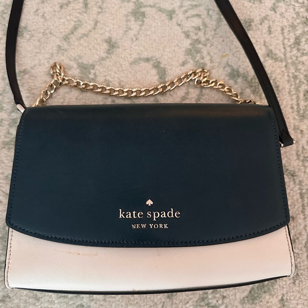 Kate Spade Peacock Sapphire Multi Carson Convertible Crossbody Bag - Picture 4 of 8